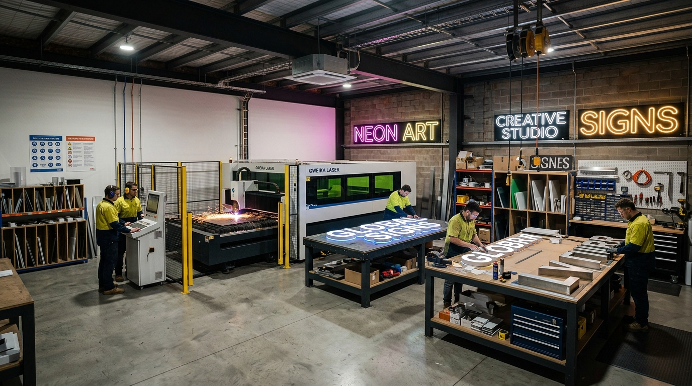 Workshop Advertising & Signage Production Putera Creative